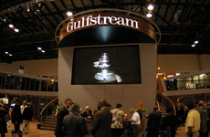 Gulfstream社の受付
