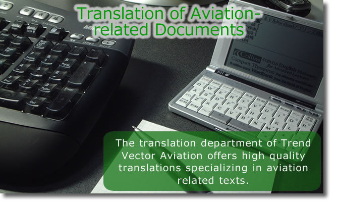 Aviation related documents translation